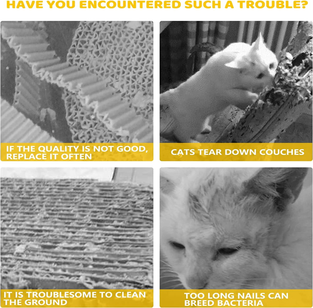 Griffoir accordéon en carton pour chat