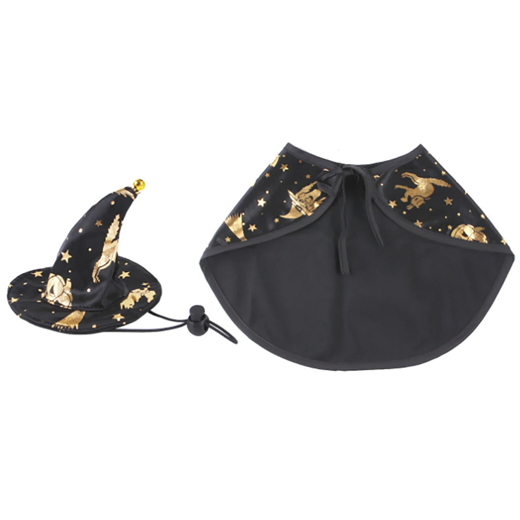 Costume De Magicien D'Halloween (Chapeau + Cape)