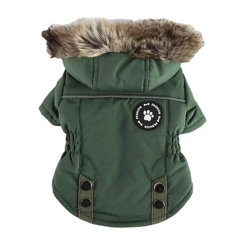 Doudoune À Capuche Chaude Pour Petit Chien
