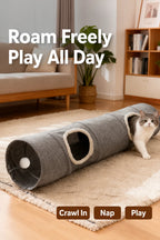 Tunnel Pliable Pour Chat 125 Cm