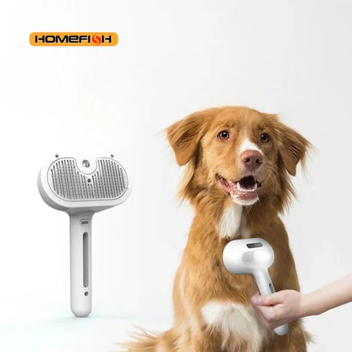 Brosse De Toilettage Pour Chien À Vapeur, Brosse À Vapeur Unique Pour Chiens, Brosse De Toilettage De Luxe, Brosse À Vapeur Pour Chien