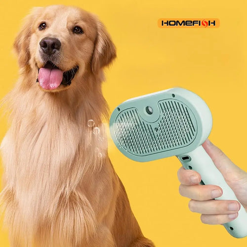 Brosse De Toilettage Pour Chien À Vapeur, Brosse À Vapeur Unique Pour Chiens, Brosse De Toilettage De Luxe, Brosse À Vapeur Pour Chien