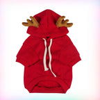 Sweat À Capuche De Noël Pour Chiens Et Chats, Pull Épais Avec Cornes D'Élan, Costume De Mascotte Au Style Créatif Idéal Pour Les Fêtes De Noël